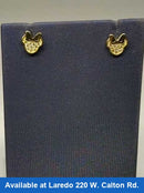 Double Stud Earring - Yellow Gold 10k (.417) 1 grams