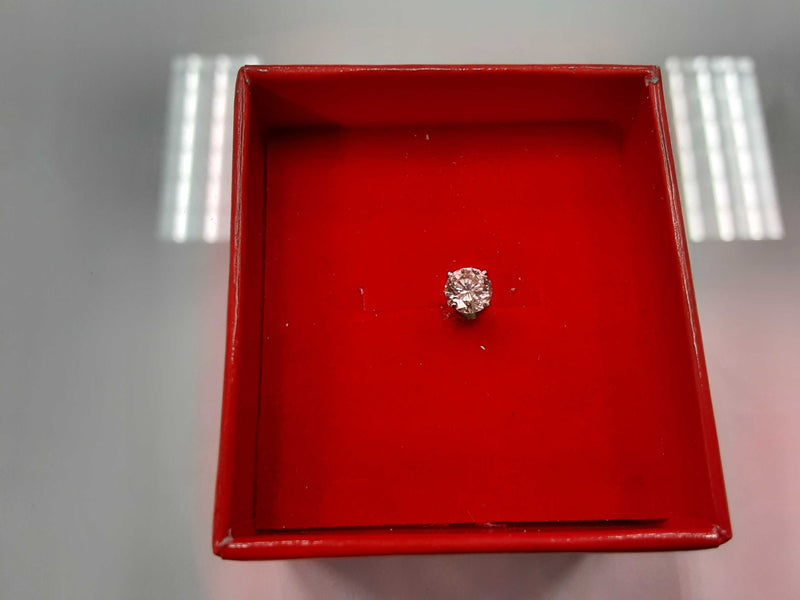 Single Stud Earrings White Gold 14k (.585) 0.5 grams