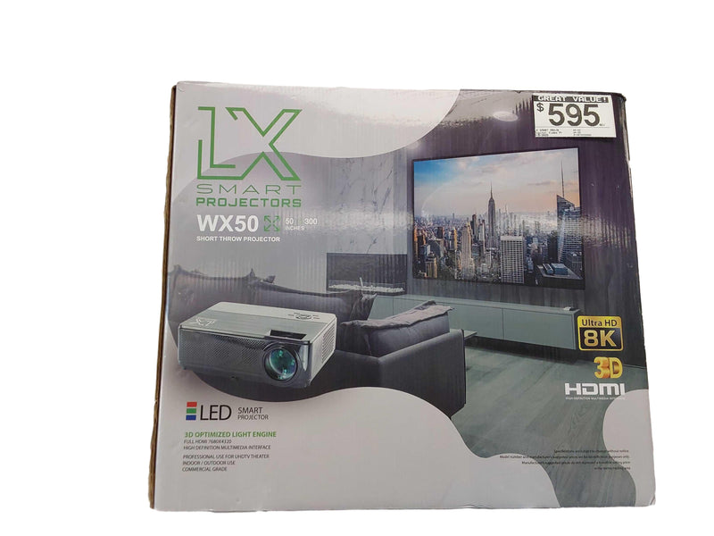 Lx Smart Projectors Wx-50 Black Home Media Projector