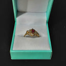 Women's Ring - Yellow Gold 14k (.585) 2.6 grams Size 7