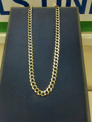Cuban Link Chain - Yellow Gold 10k (.417) 28 grams 24 inch