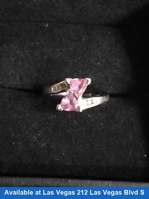 Women's Ring - White Gold 10k (.417) 2.3 grams Size 20