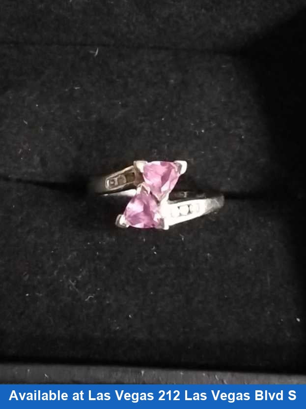 Women's Ring - White Gold 10k (.417) 2.3 grams Size 20