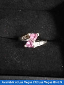 Women's Ring - White Gold 10k (.417) 2.3 grams Size 20