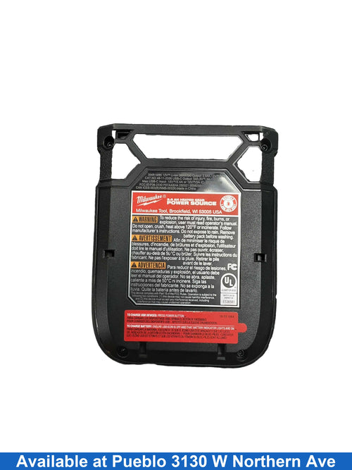 Milwaukee Power Source Red Battery Booster / Jumper