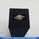 Women's Ring - White Gold 10k (.417) 2 grams Size 8
