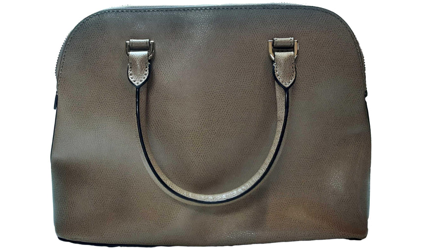 Michael Kors Cindy Dome Satchel Beige / Tan Purse / Handbag