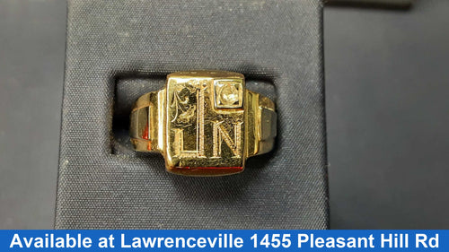 Men's Ring - Yellow Gold 10k (.417) 9.2 grams Size 20
