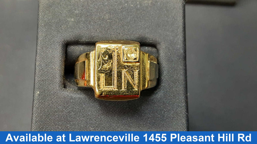 Men's Ring - Yellow Gold 10k (.417) 9.2 grams Size 20
