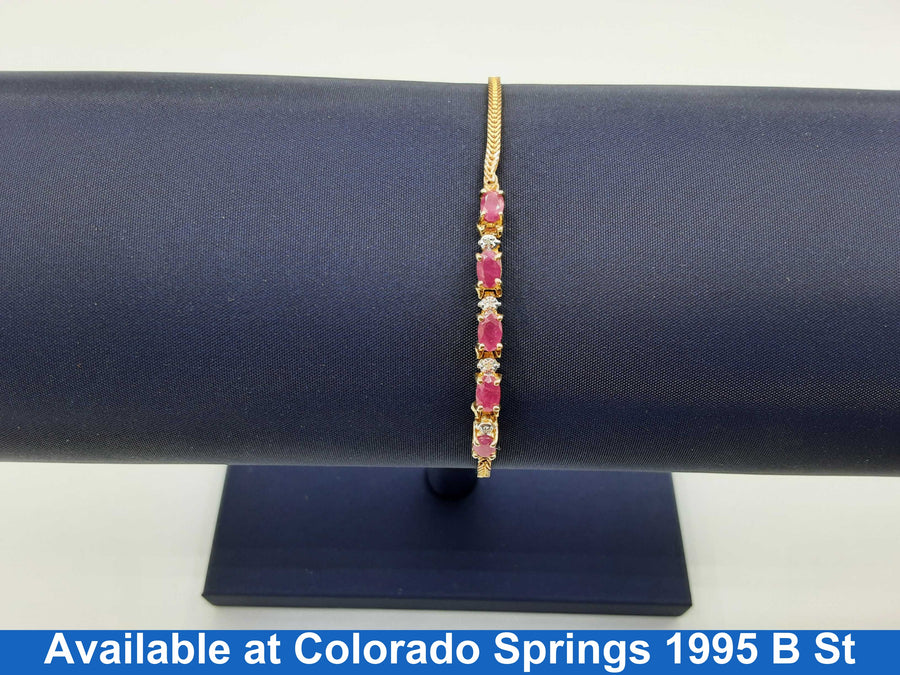 Bracelet - Yellow Gold 10k (.417) 3.2 grams 7 inch
