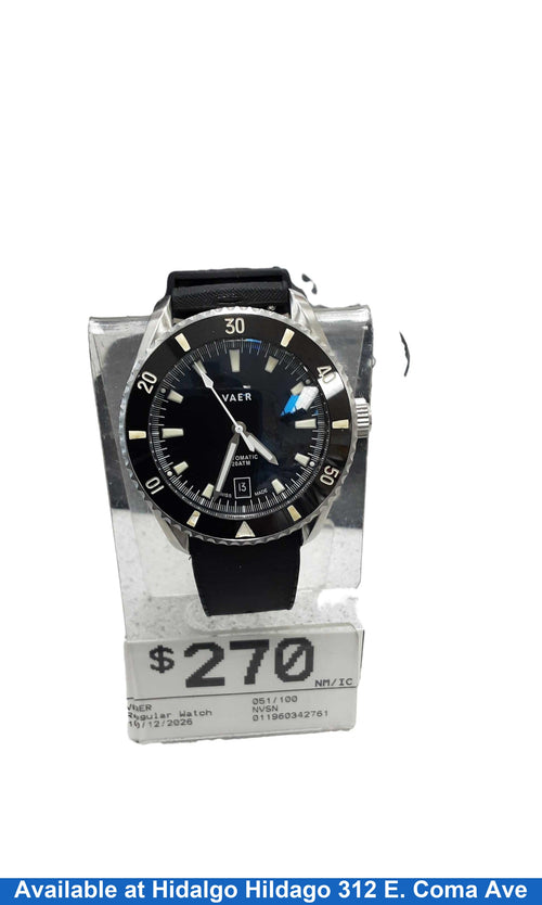 Vaer 051/100 Black Regular Watch