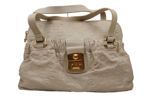 Marc Jacobs Monogram Satchel Beige / Tan Purse / Handbag