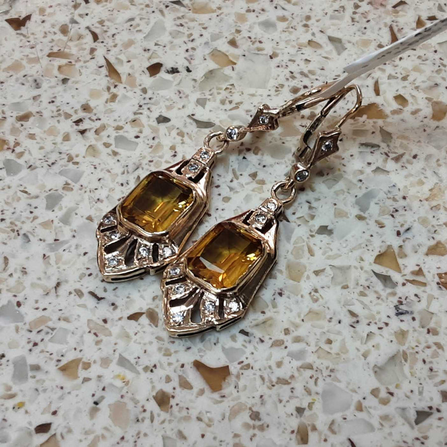Earrings - Yellow Gold 10k (.417) 8.4 grams