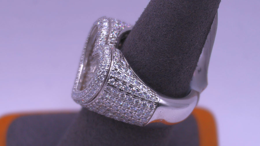 Heart Ring - Silver 14.2 Grams Size 9