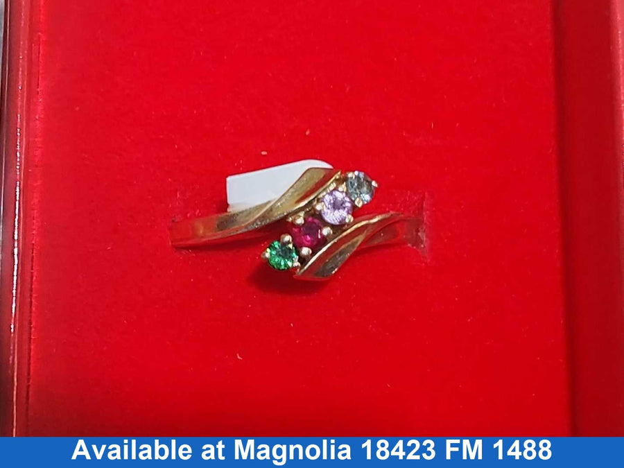 Women's Ring - Yellow Gold 14k (.585) 3.8 grams Size 10