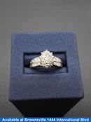 Women's Ring - White Gold 10k (.417) 2.3 grams Size 8