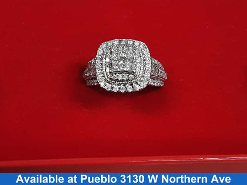 Women's Ring - White Gold 10k (.417) 4.8 grams Size 7