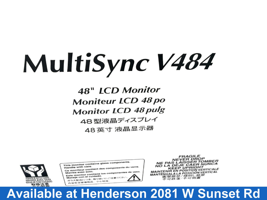 Nec V484 Black Computer Monitor