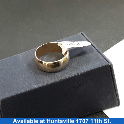 Ring - Wedding Band - Yellow Gold 10k (.417) 6.2 grams Size 9.5