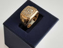 Men's Diamond Ring - Yellow Gold 10k Size 7