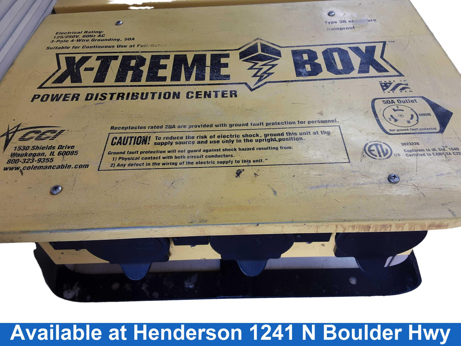 X-treme Box Power Distribution Yellow Power Supply