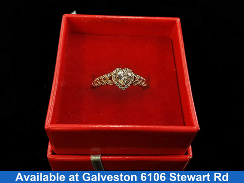Women's Ring - Yellow Gold 10k (.417) 2.5 grams Size 7