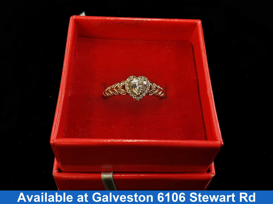Women's Ring - Yellow Gold 10k (.417) 2.5 grams Size 7
