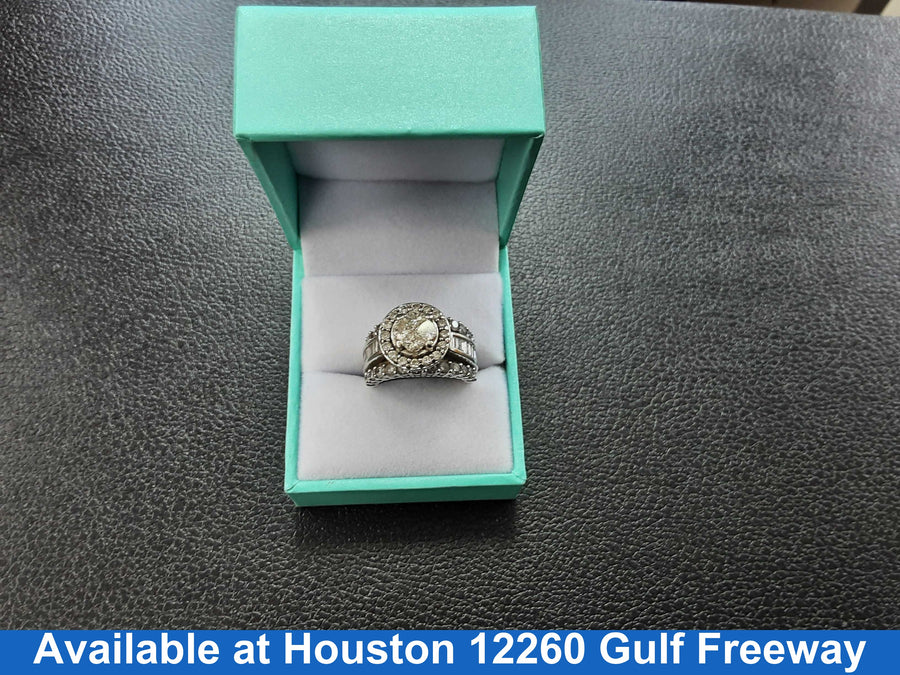 Women's Ring - White Gold 14k (.585) 9.1 grams Size 20