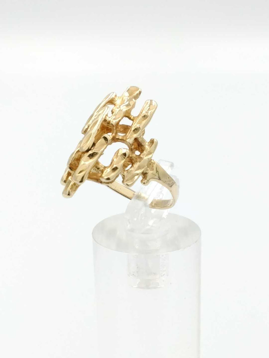 Women's Ring - Yellow Gold 14k (.585) 4.4 grams Size 6.5