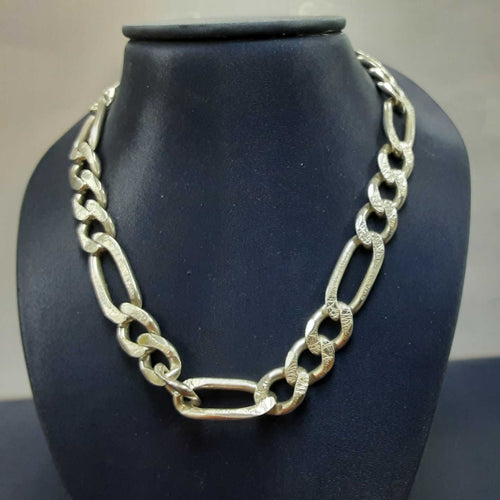 Figaro Chain - Silver 58.5 grams 10 inch