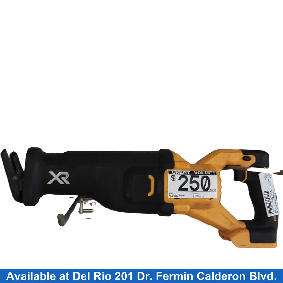 Dewalt Dcs368 Yellow Cordless Reciprocating Saw