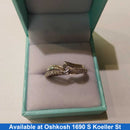 Ring - Wedding Band - White Gold 14k (.585) 4.8 grams Size 10