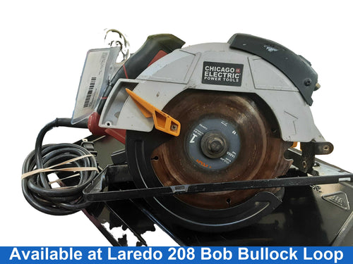 Chicago Electric 63290 Red Corded Circular Saw