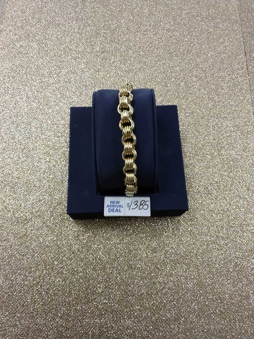 Box Bracelet - Yellow Gold 10k (.417) 13.2 grams 8 inch