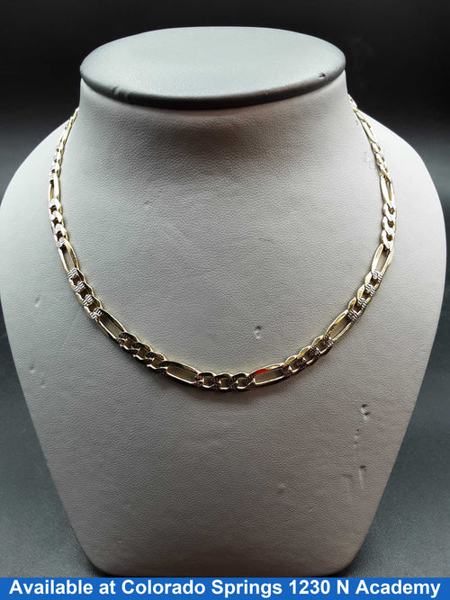 Figaro Chain - Yellow Gold 10k (.417) 25.4 grams 24 inch