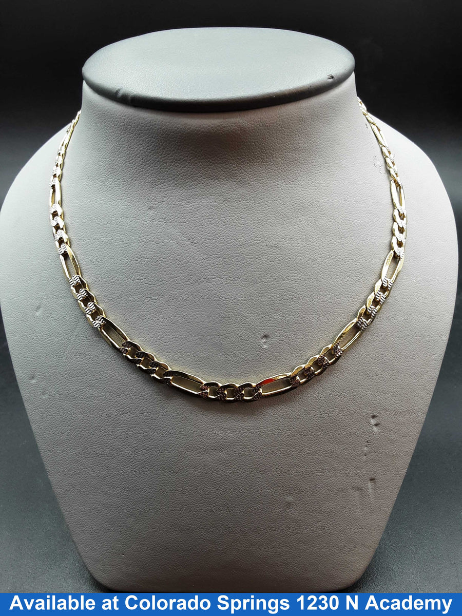 Figaro Chain - Yellow Gold 10k (.417) 25.4 grams 24 inch