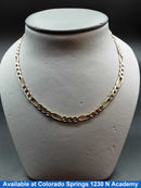 Figaro Chain - Yellow Gold 10k (.417) 25.4 grams 24 inch