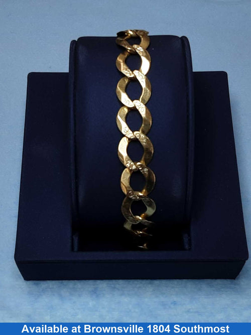 Cuban Link Bracelet - Yellow Gold 10k (.417) 26.1 grams 10 inch