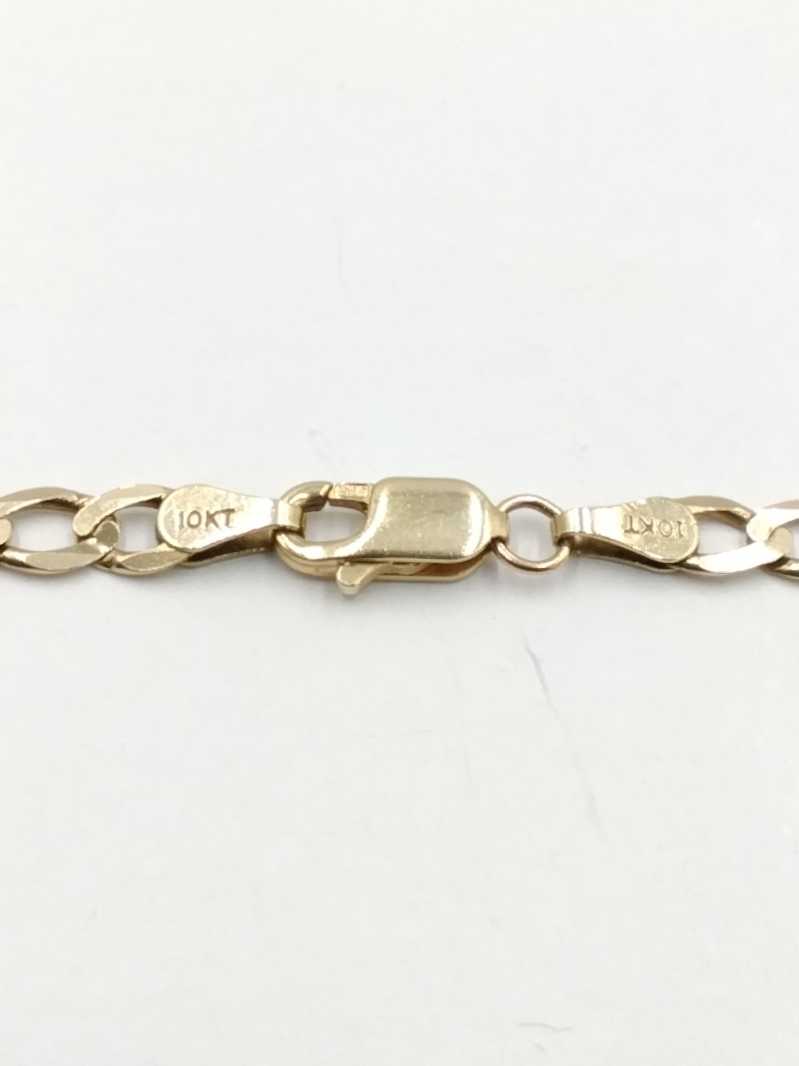 Cuban Link Chain - Yellow Gold 10k (.417) 6.5 grams 18 inch