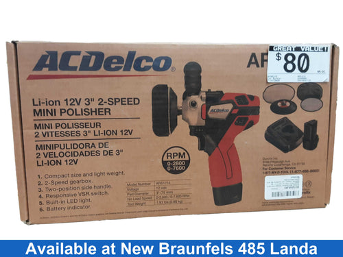 Acdelco Ars1214 Red Buffing / Polishing Tool