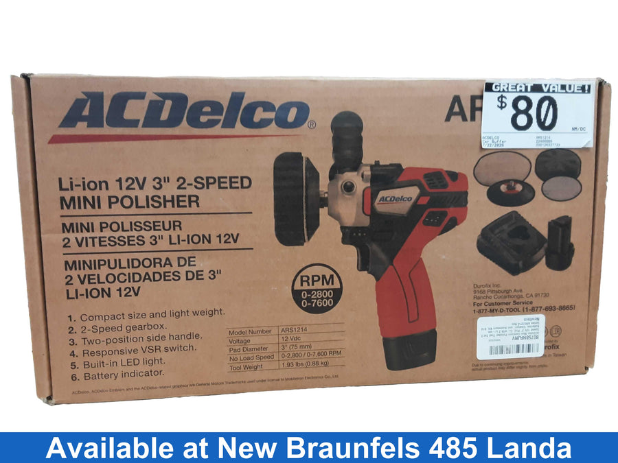 Acdelco Ars1214 Red Buffing / Polishing Tool