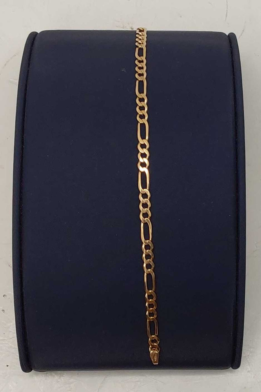 Figaro Bracelet - Yellow Gold 14k (.585) 4.4 grams 7 inch