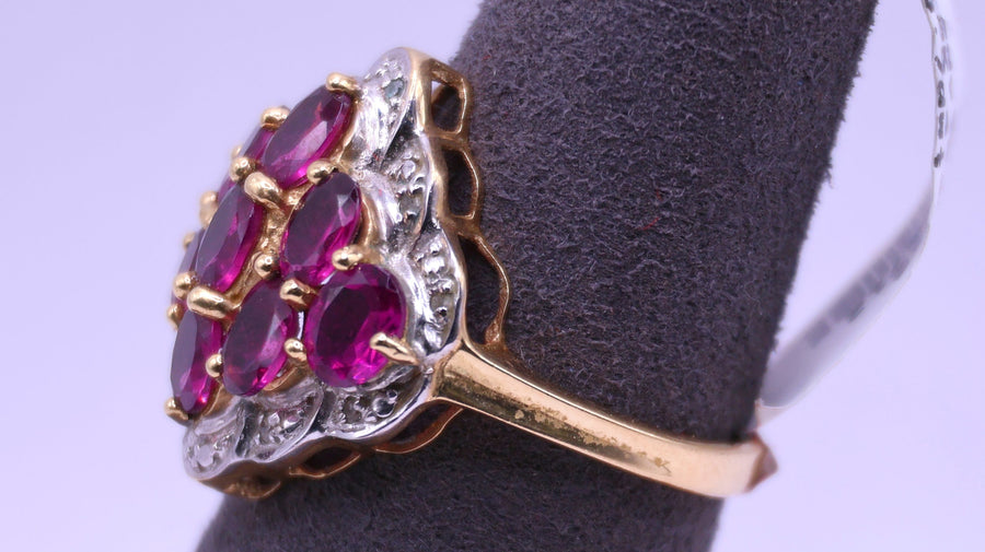 Women's Ring - Yellow Gold 10k (.417) 4.3 grams Size 7