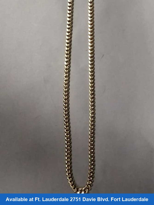 Cuban Link Chain - Yellow Gold 10k (.417) 20.9 grams 26 inch