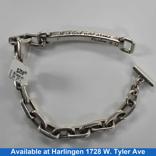 ID Bracelet - Silver 27.1 grams 6 inch