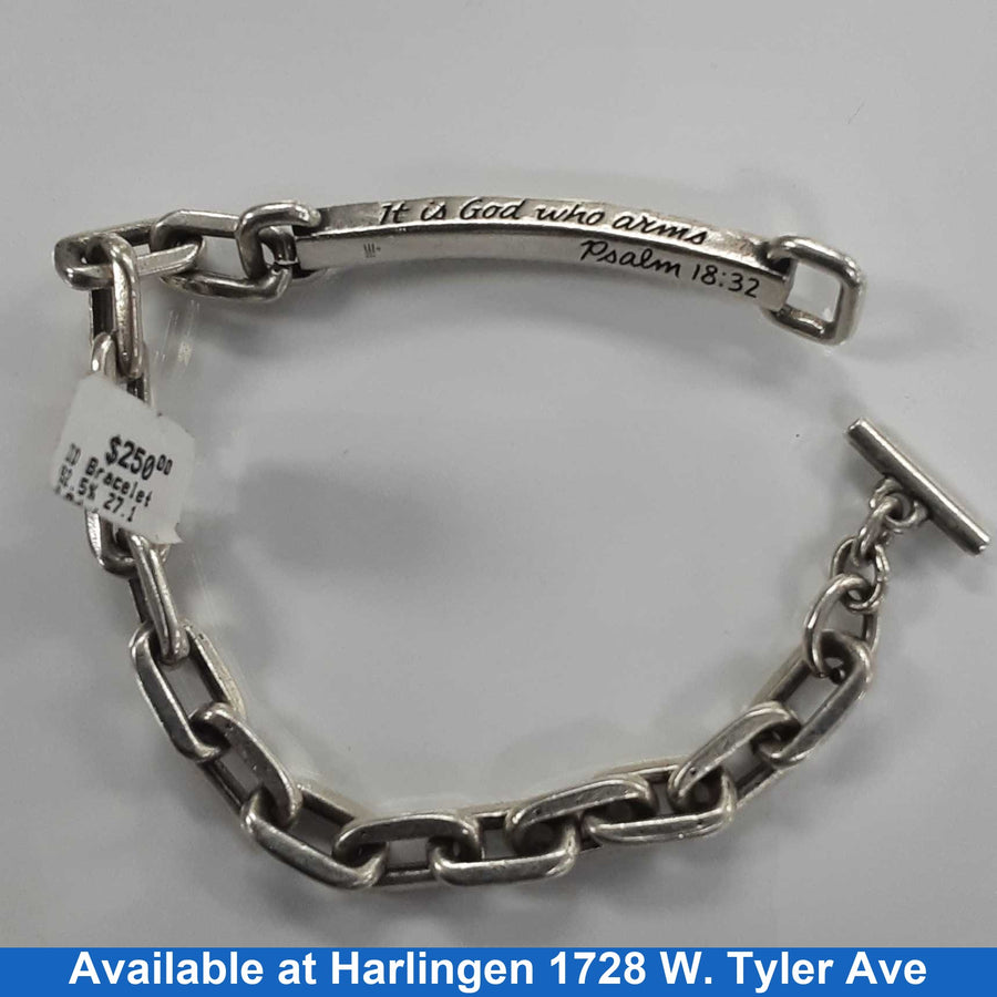 ID Bracelet - Silver 27.1 grams 6 inch