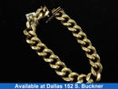 Cuban Link Bracelet - Yellow Gold 10k (.417) 30 grams 8 inch