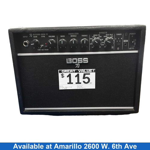 Boss Kn-minix Black Guitar Amplifier