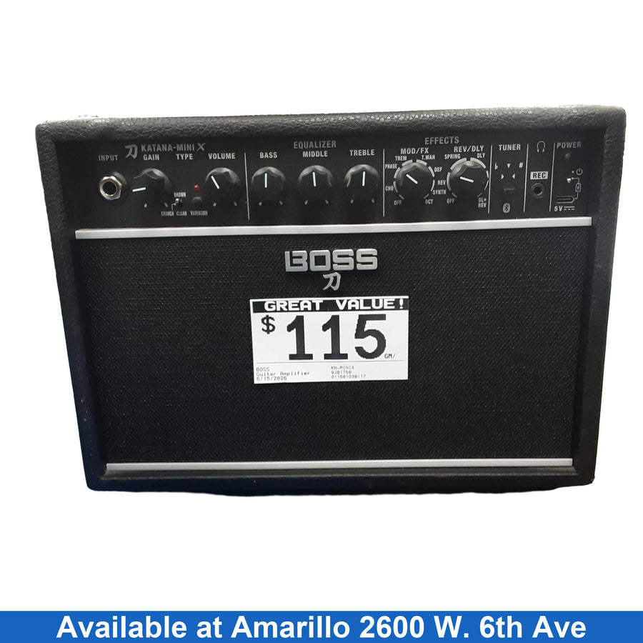 Boss Kn-minix Black Guitar Amplifier