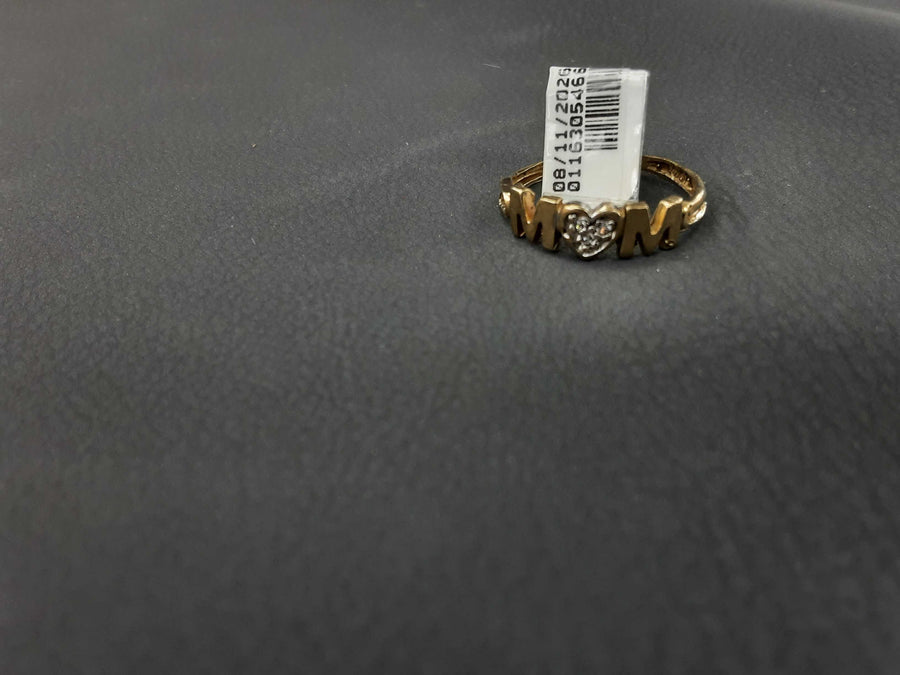 Women's Ring - Yellow Gold 10k (.417) 1.5 grams Size 8